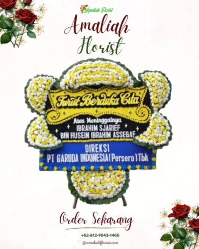 Papan Bunga Duka di Mayangan