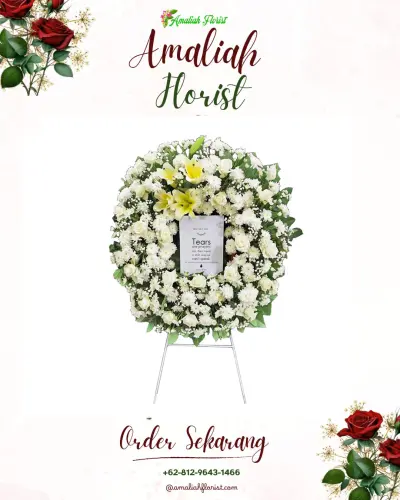 Krans Bunga Duka Cita di Mayangan