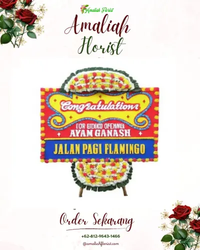 Bunga Papan Congratulation di Mayangan
